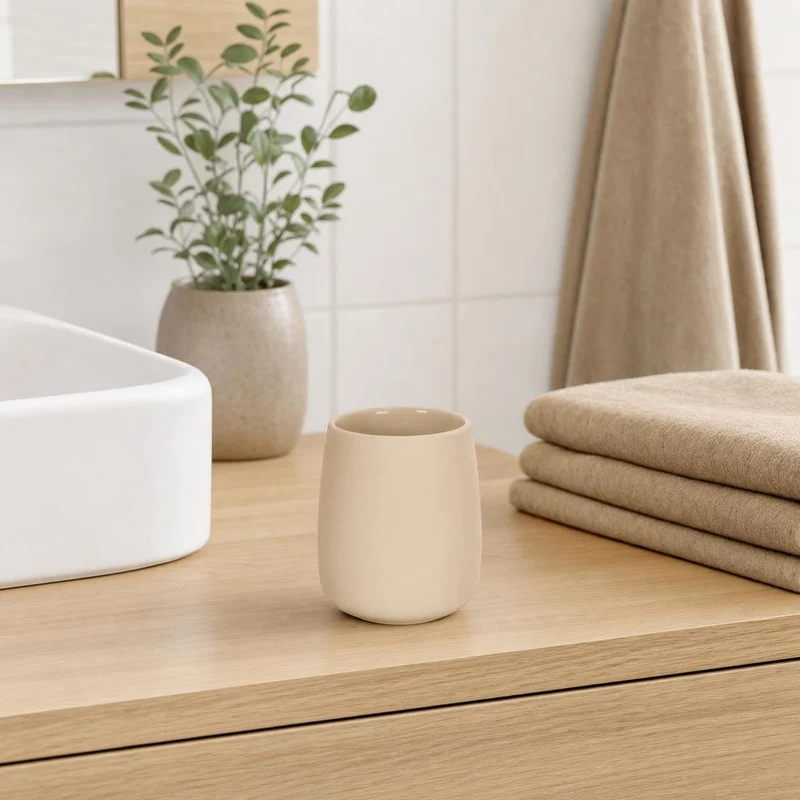 Zahnputzbecher ECLIPSE Sandbeige