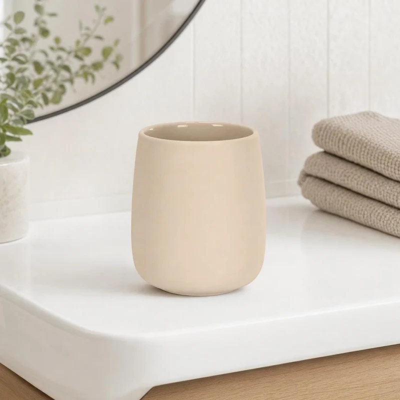 Zahnputzbecher ECLIPSE Sandbeige