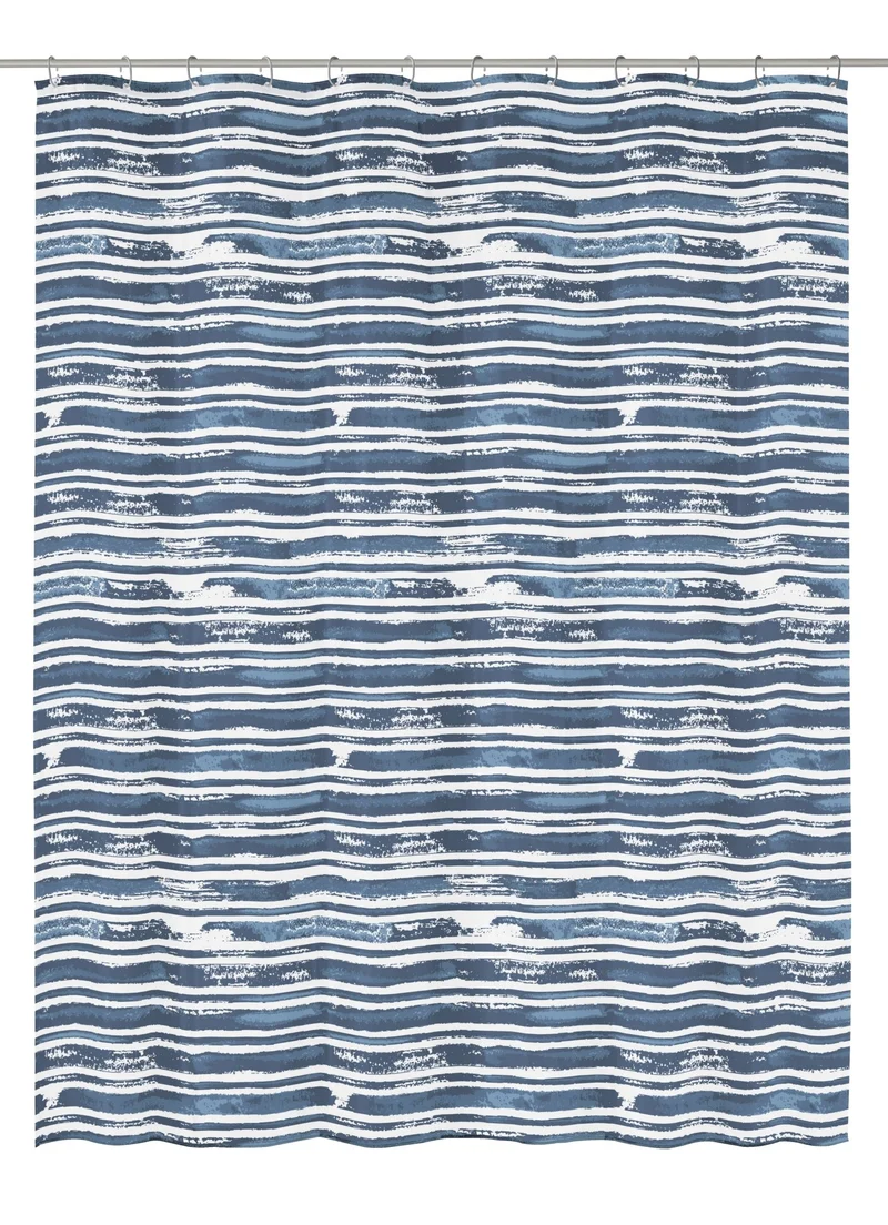 Duschvorhang PEVA RAIA Navy 180 x 200 cm