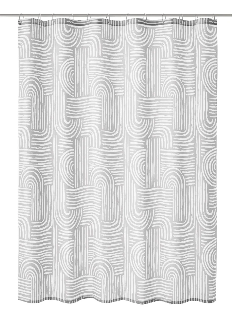 Duschvorhang PEVA LINJA Nebel 180 x 200 cm