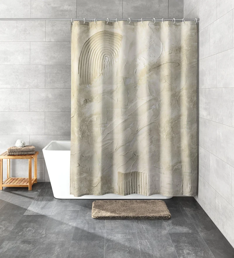 Duschvorhang Textil ART Natur 180 x 200 cm