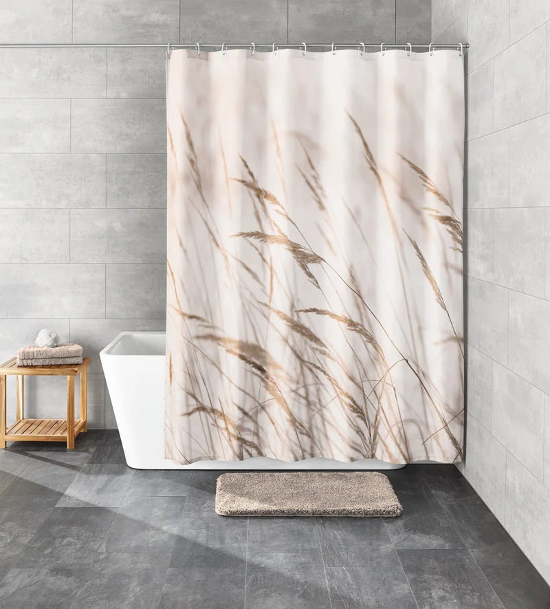 Duschvorhang Textil SYLT Natur 180 x 200 cm