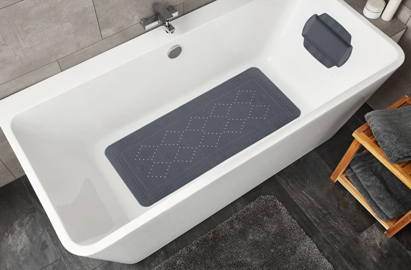 Wanneneinlage AROSA Anthrazit 36 x 92 cm