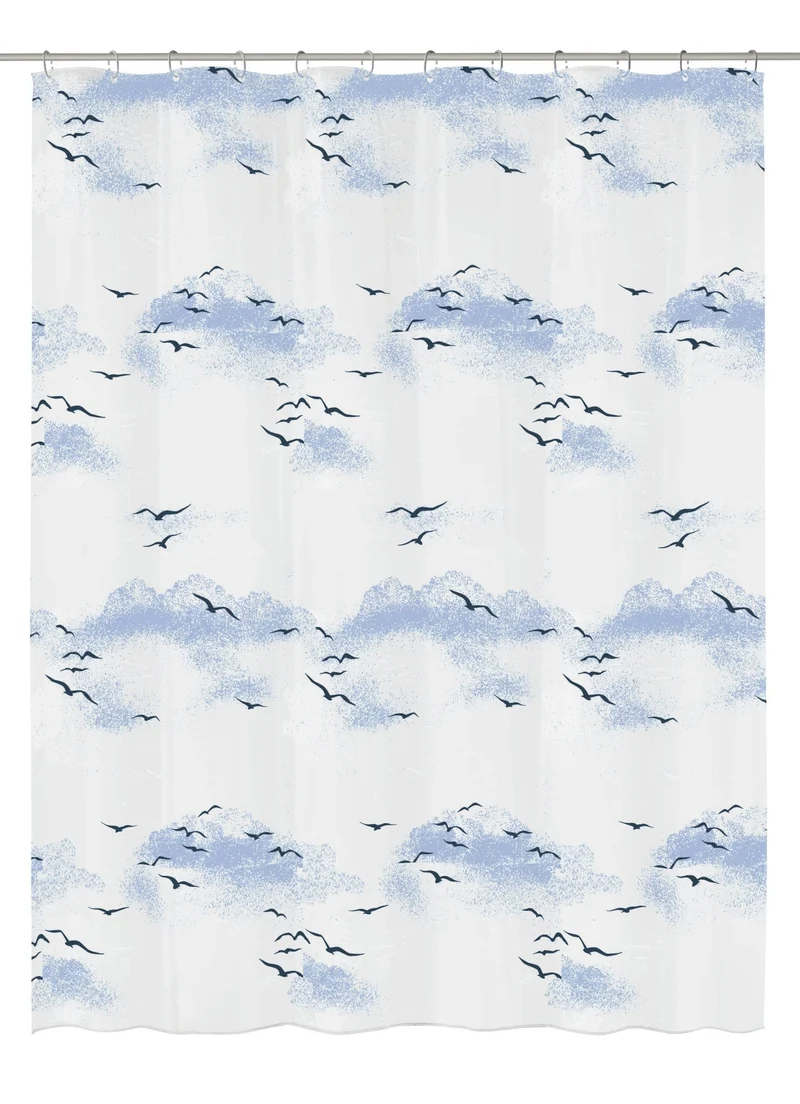 Duschvorhang PVC SKY Polarblau 180 x 200 cm