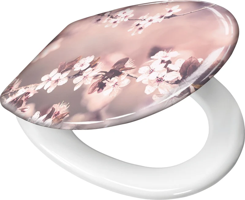 WC-Sitz BLOSSOM Nelke mit Absenkautomatik und Easy Clean