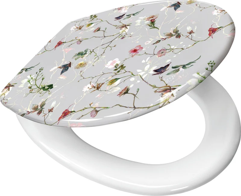 WC-Sitz FLORES Multicolor mit Absenkautomatik und Easy Clean