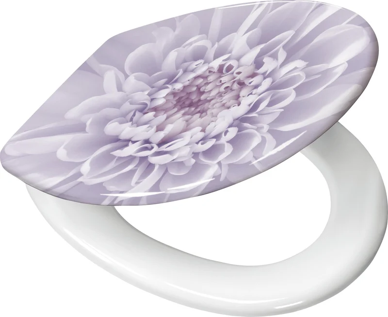 WC-Sitz DAHLIA Lavendel mit Absenkautomatik und Easy Clean