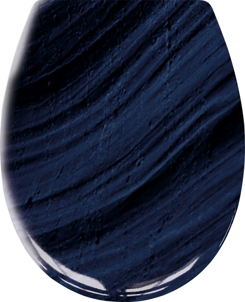 WC-Sitz MYSTIC Navy mit Absenkautomatik und Easy Clean