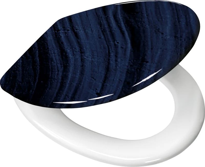 WC-Sitz MYSTIC Navy mit Absenkautomatik und Easy Clean