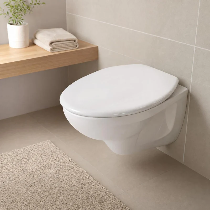 WC-Sitz CARRY Weiß belastbar bis 300 kg mit Absenkautomatik und Easy Clean