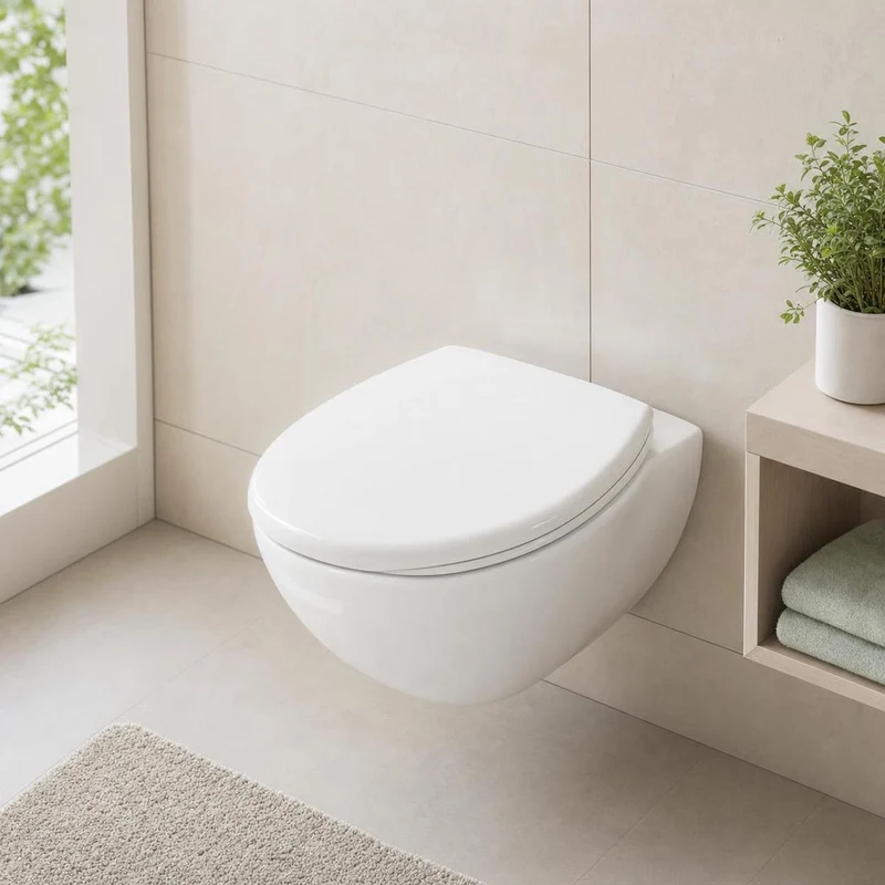 WC-Sitz CARRY Weiß belastbar bis 300 kg mit Absenkautomatik und Easy Clean