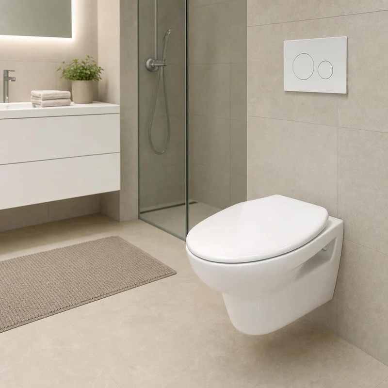 WC-Sitz CARRY Weiß belastbar bis 300 kg mit Absenkautomatik und Easy Clean