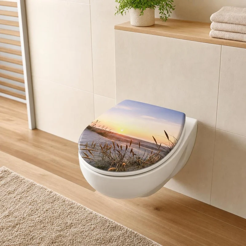 WC-Sitz JUIST Multicolor mit Absenkautomatik und Easy Clean