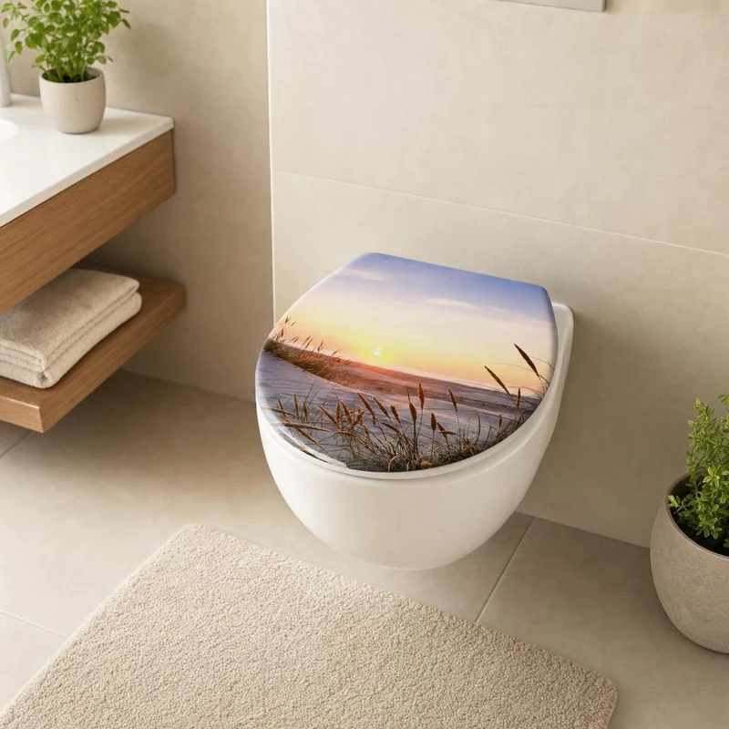 WC-Sitz JUIST Multicolor mit Absenkautomatik und Easy Clean