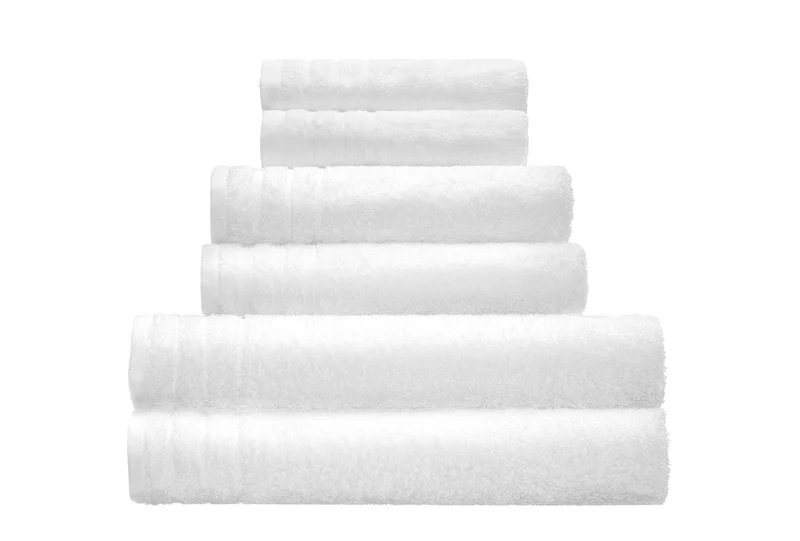 Frottier Handtuch ROYAL Schneeweiß 50x100 cm