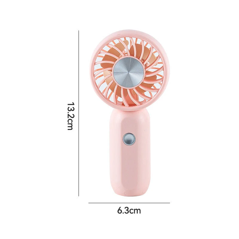 Dame Bærbar Mini Håndvifte med ergonomisk design og USB-ladefunksjon Luvikno