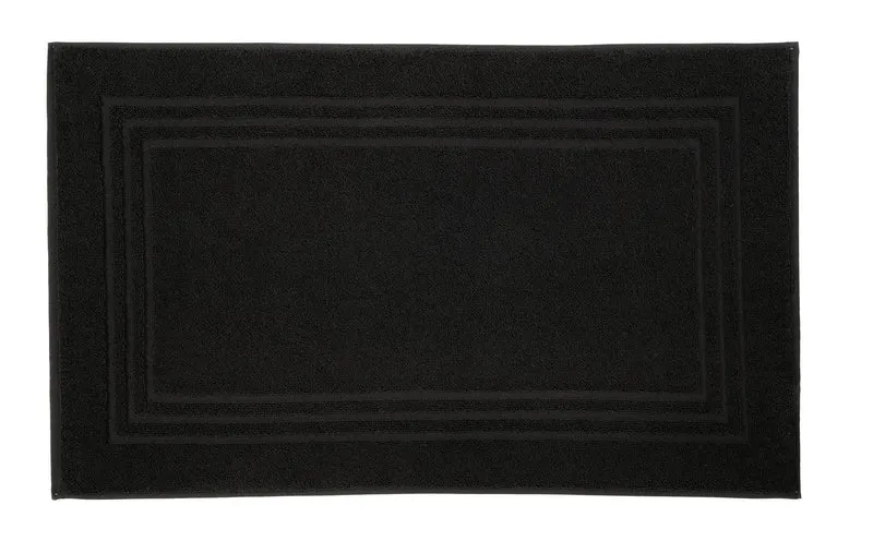 Frottiervorleger LODGE Schwarz 50 x 80 cm