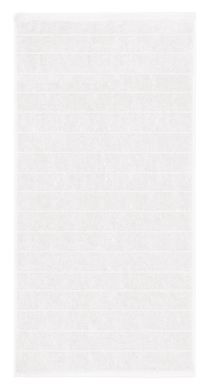 Frottier Duschtuch VIA Schneeweiß 70 x 140 cm
