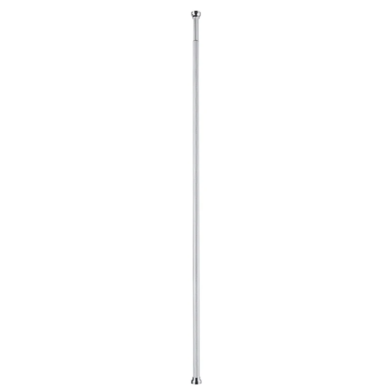 Duschvorhang-Federstange ⌀ 21 mm mit Struktur Chromfarben 125 - 220 cm Teleskopstange