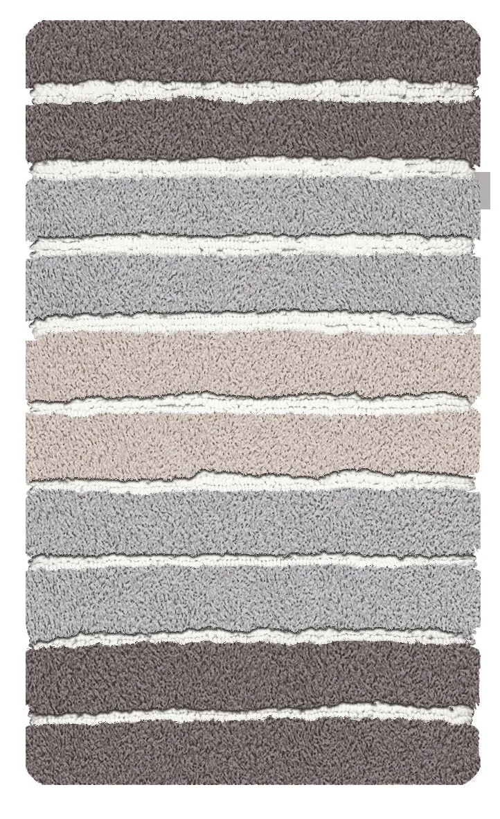 Badteppich PHOENIX Silbergrau 70 x 120 cm