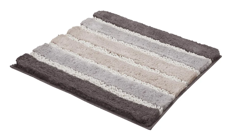 Badteppich PHOENIX Silbergrau 60 x 60 cm