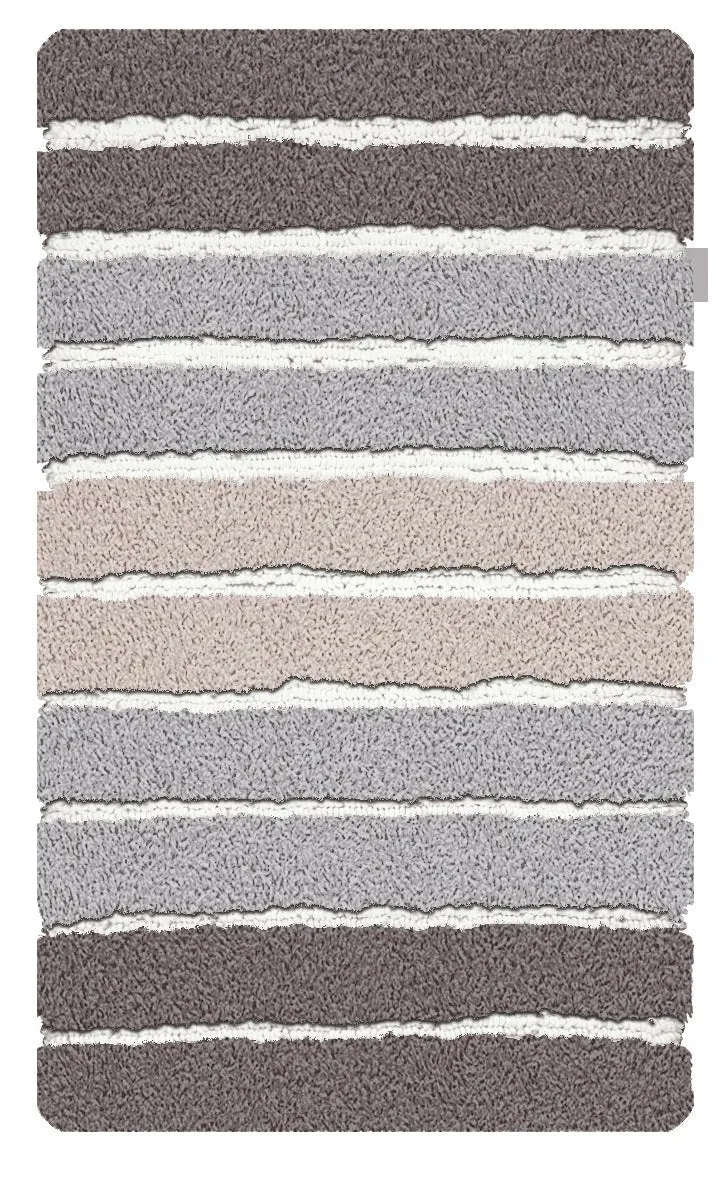 Badteppich PHOENIX Silbergrau 60 x 60 cm