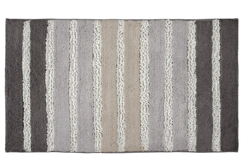 Badteppich PHOENIX Silbergrau 60 x 100 cm