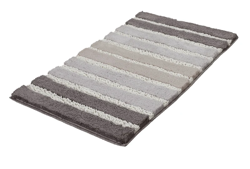 Badteppich PHOENIX Silbergrau 60 x 100 cm