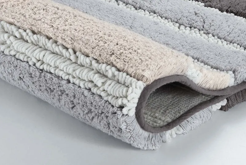 Badteppich PHOENIX Silbergrau 60 x 100 cm
