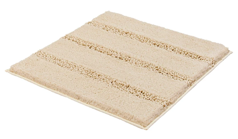 Badteppich MONROVIA Sandbeige 60 x 60 cm