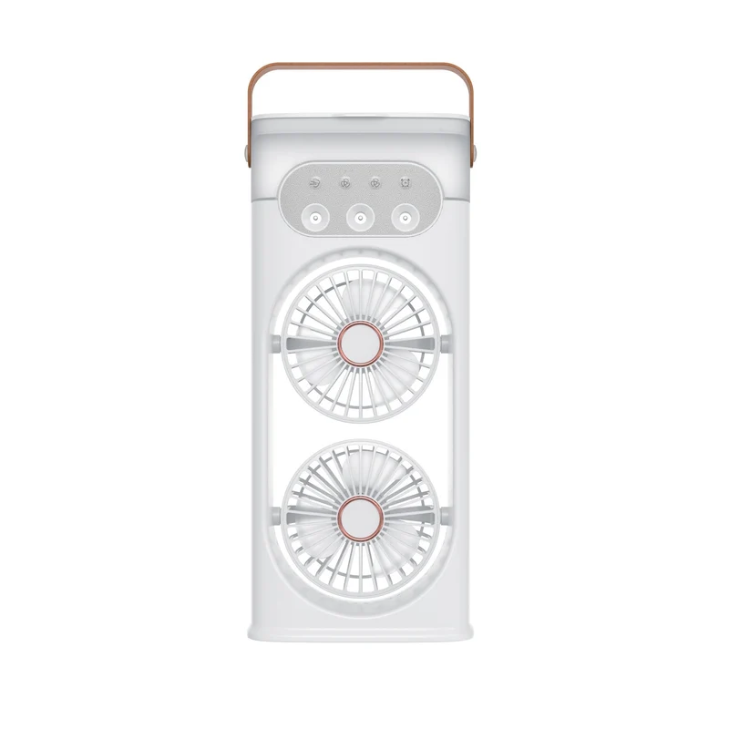 Unisex Dual-Bluetooth Bærbar Kjølevifte Luvikno