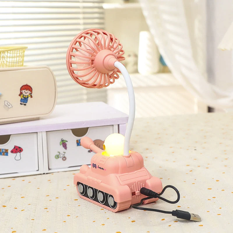 Kvinne USB diffuser kjølevifte i kreativ tankdesign Luvikno