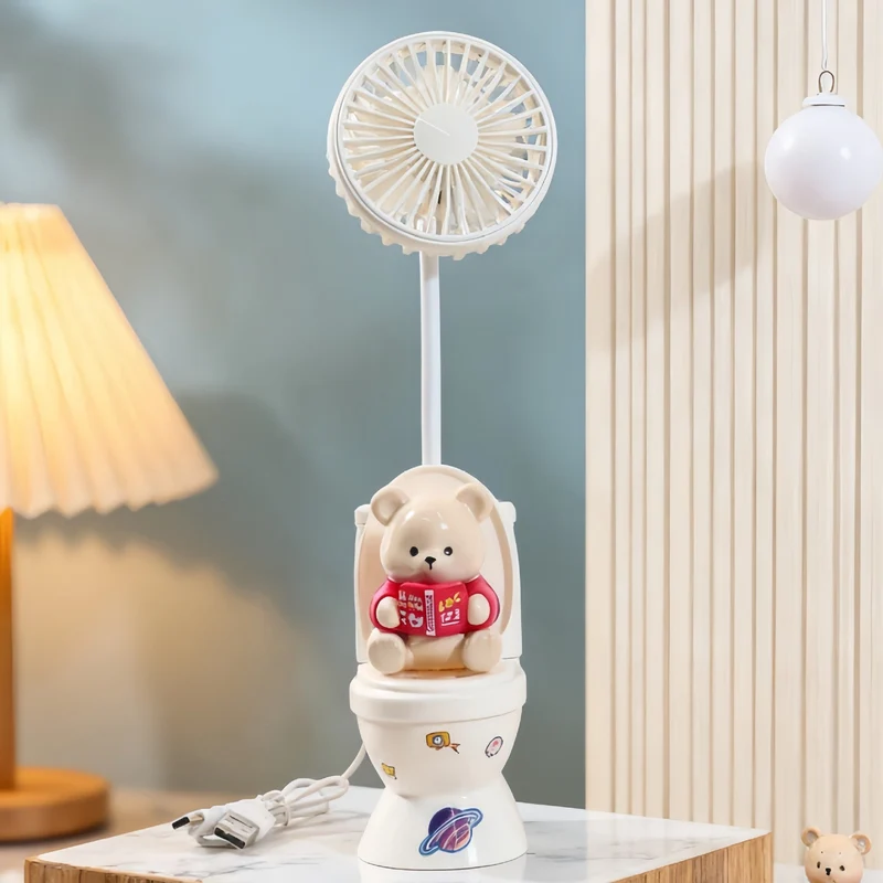 Kvinner Bærbar Mini Vifte med skinnende design Luvikno