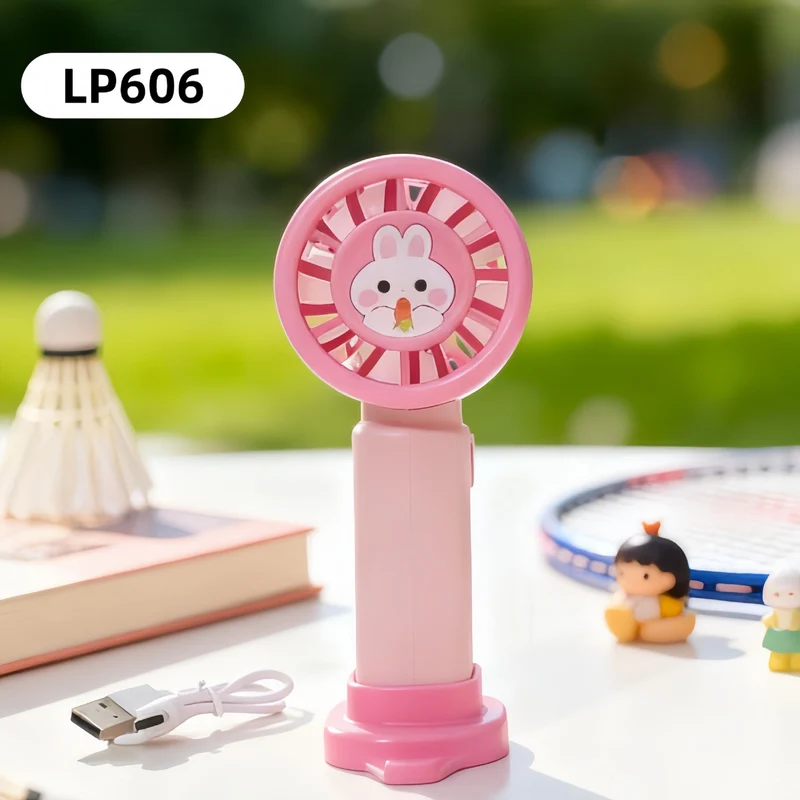 Dame Bærbar Mini USB Vifte med Dyr Løve Design Luvikno