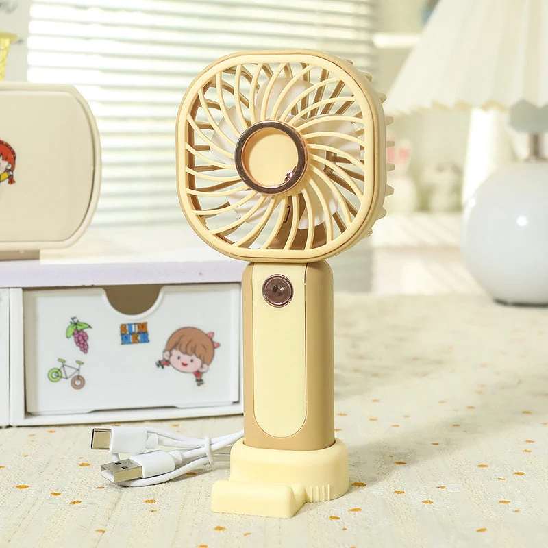 Dame Bærbar Mini USB Vifte med Dyr Løve Design Luvikno