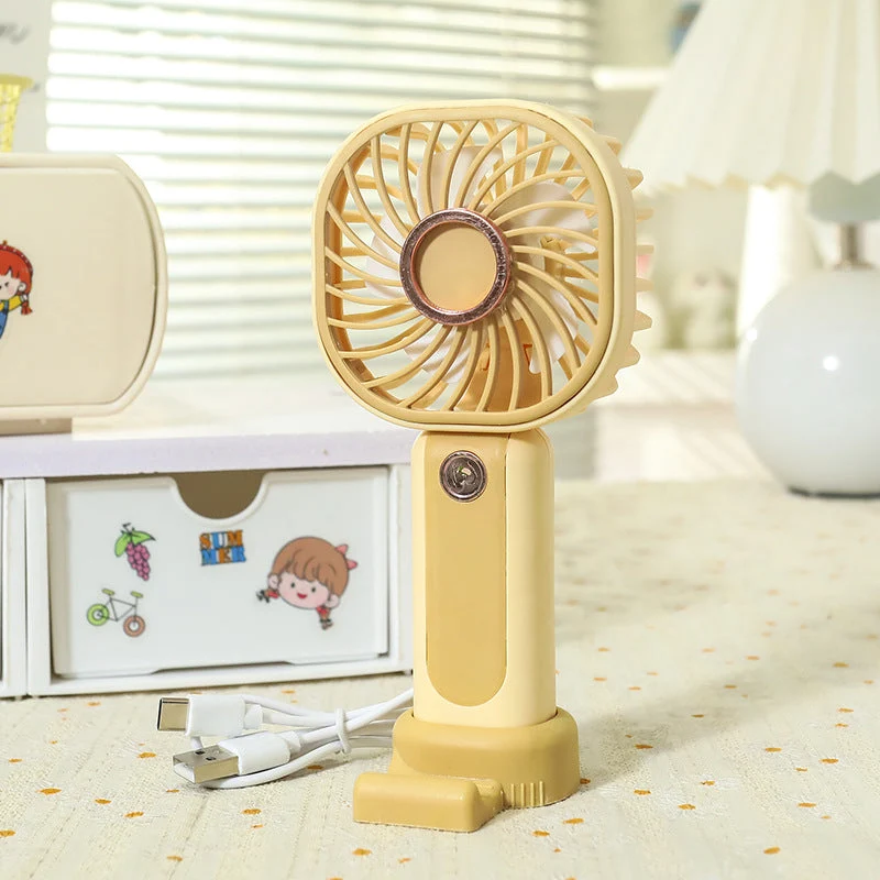 Dame Bærbar Mini USB Vifte med Dyr Løve Design Luvikno