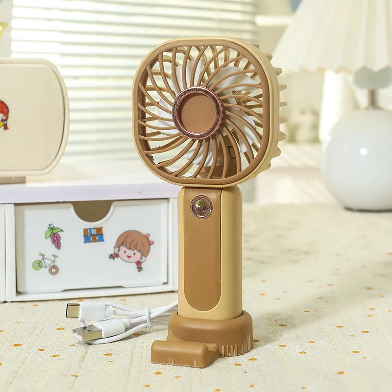 Dame Bærbar Mini USB Vifte med Dyr Løve Design Luvikno