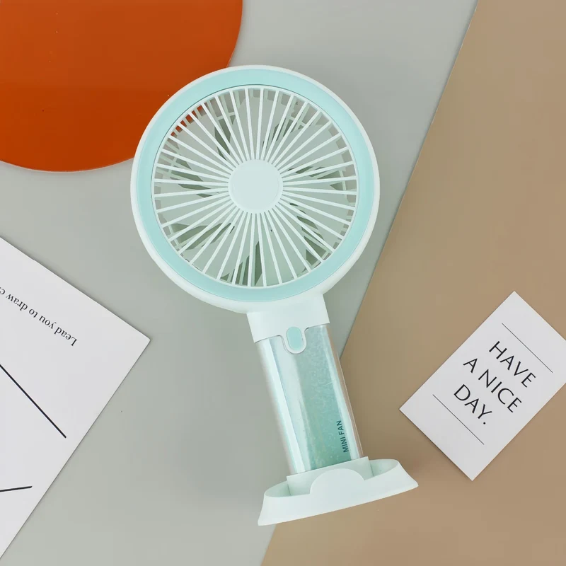 Dame Bærbar Mini Vifte med Vanndamp Sprayer Luvikno