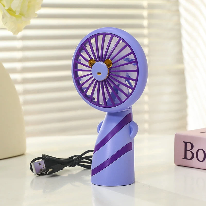 Kvinne Bærbar Mini Håndvifte med USB-lader og ergonomisk design Luvikno