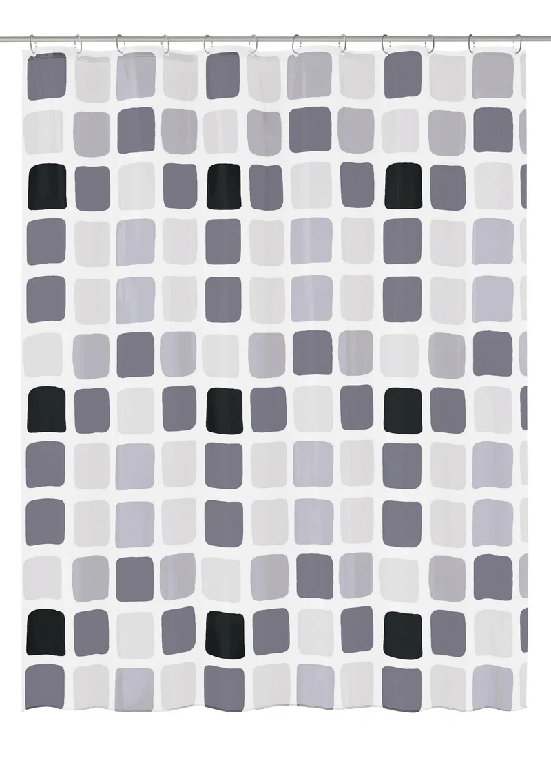 Duschvorhang PEVA SONNY Anthrazit 180 x 200 cm