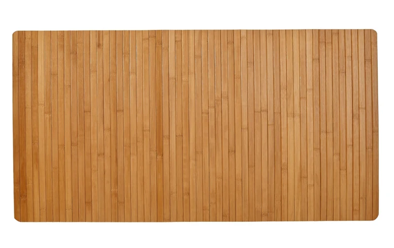 Badematte aus Bambus Natur 60 x 115 cm