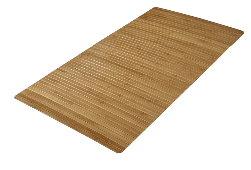 Badematte aus Bambus Natur 60 x 115 cm