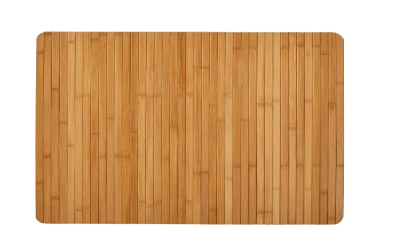 Badematte aus Bambus Natur 50 x 80 cm