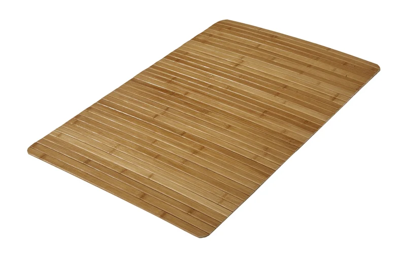 Badematte aus Bambus Natur 50 x 80 cm