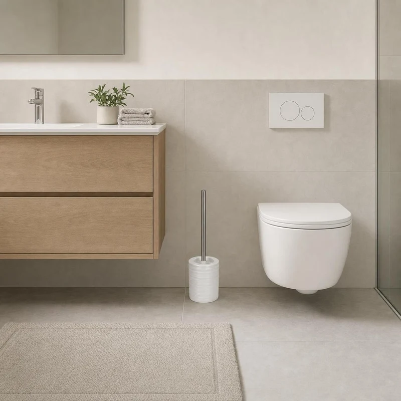 WC-Bürsten-Halter SAHARA Weiß