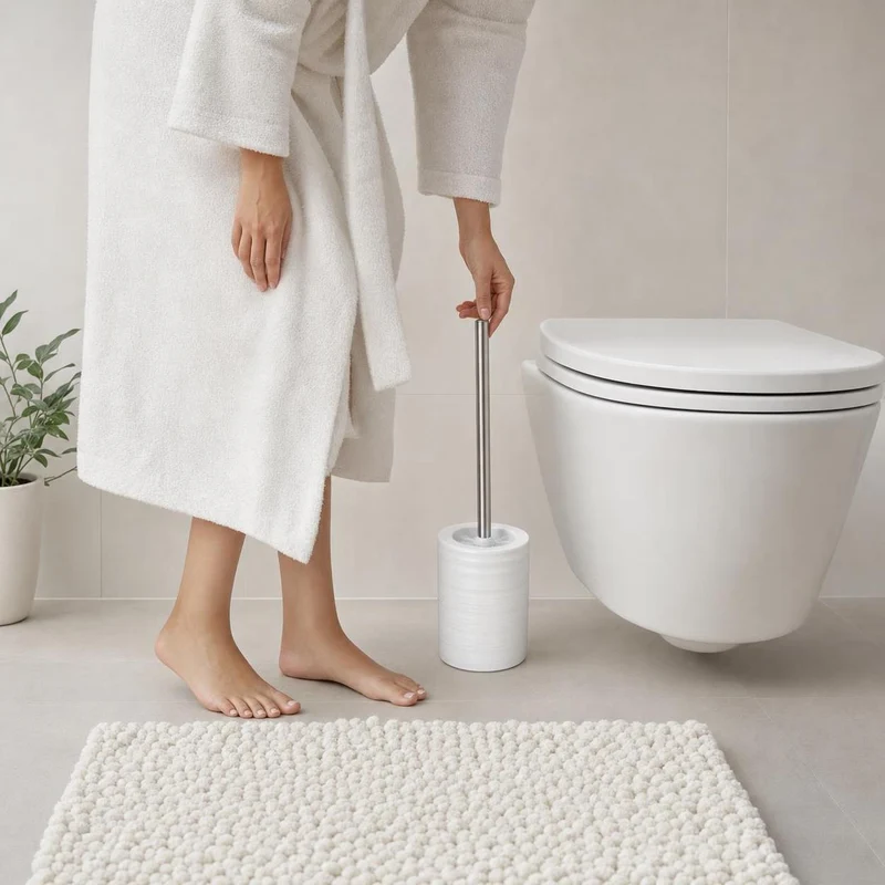 WC-Bürsten-Halter SAHARA Weiß