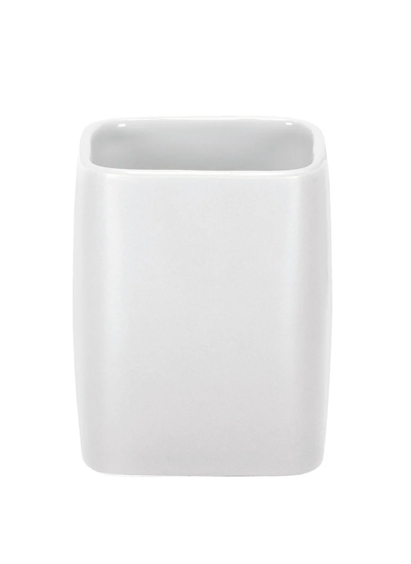 Zahnputzbecher CUBIC Weiß