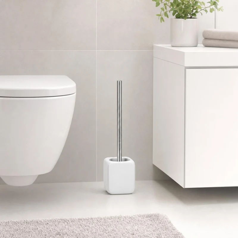 WC-Bürsten-Halter CUBIC Weiß