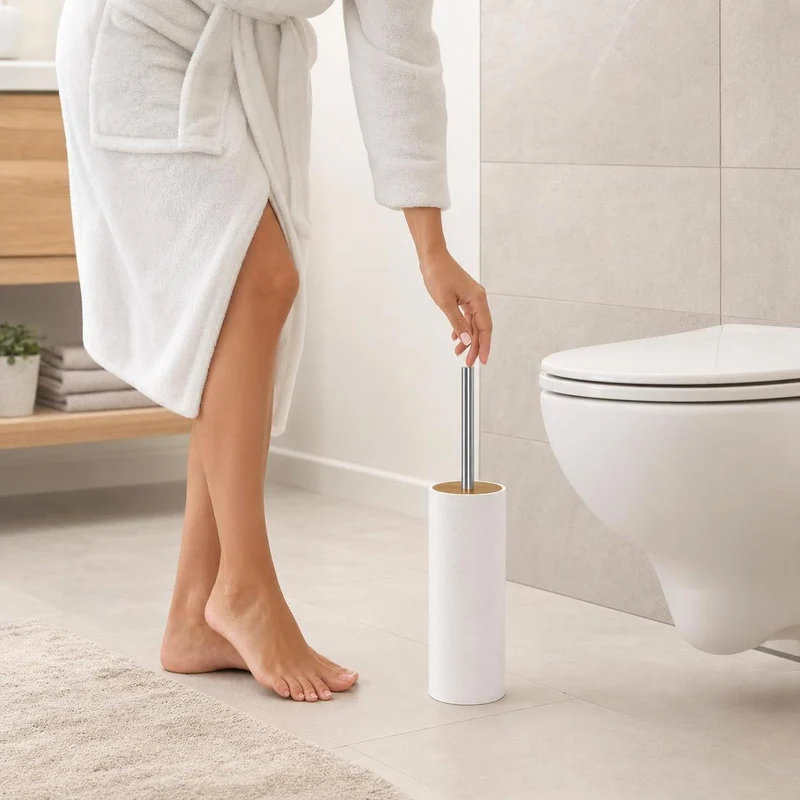 WC-Bürsten-Halter KYOTO Weiß