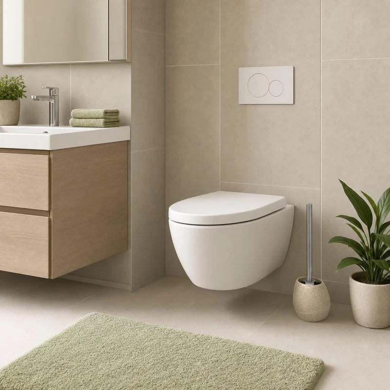 WC-Bürsten-Halter STONES Sandbeige
